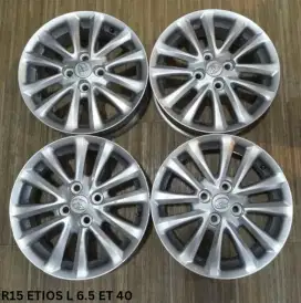 Jual velg mobil etios r15 4x100 dll