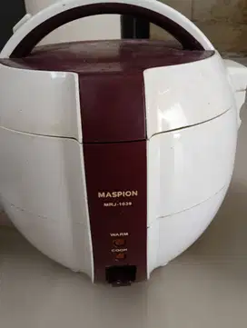 Jual Magic Com Maspion MRJ-1039 bonus 1 panci masaknya, jadi 2 pcs