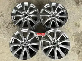 RARE velg oem mazda 3 sedan ring 18 lubang 5/114