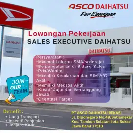 Lowongan Sales Executive Daihatsu