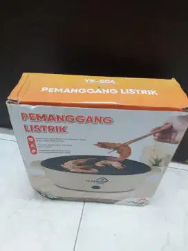 Dijual alat pemanggang listrik kondisi baru