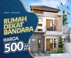 (SPESIAL AHIR TAHUN) RUMAH 2 LANTAI 540 ALL IN COLOMADU