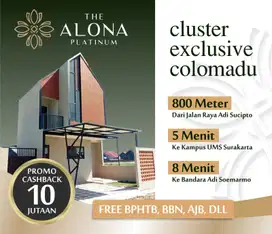 RUMAH 2 LANTAI SCANDINAVIAN DI COLOMADU PROMO POTONGAN 100 JT