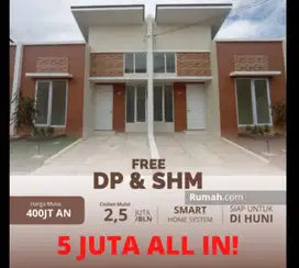 (DS) RUMAH READY SIAP HUNI CICILAN 2 JT DEKAT STASIUN PARUNGPANJANG