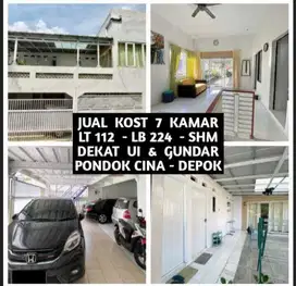 JUAL KOS KOST KOSAN 7 KAMAR DI PONDOK CINA BEJI DEKAT UI DEPOK