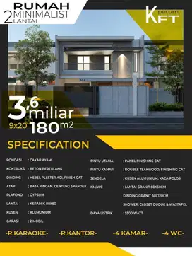 Rumah Perum Kft 9x20 Cengkareng Minimalist Brand New