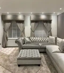 Jual tirai jendela gordyn hordeng gorden wallpaper dinding rollblind v