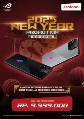 PROMO!!! ASUS ROG 8 12/256 NEW GARANSI RESMI BISA KREDIT TANPA DP