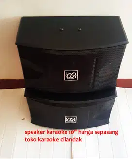 SPEAKER KARAOKE 10 3way  harga sepasang 1.2juta