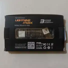 Dijual SSD M.2 NVMe GEN3 x4 MIDASFORCE 128GB 2 bulan pemakaian