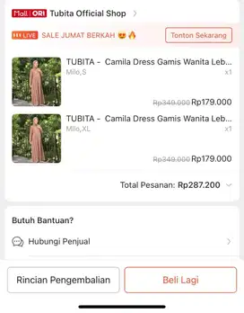 preloved.bytanti – gamis wanita untuk lebaran tubita