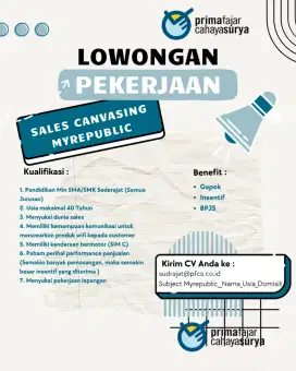 Sales Canvasing WIFI