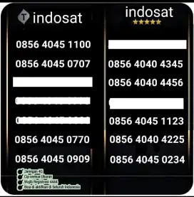 Nomer cantik indosat