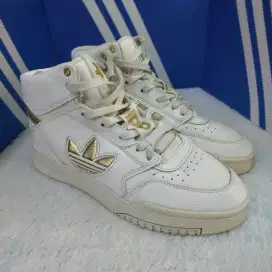 SEPATU ADIDAS DROP STEP XL WHITE GOLD METALLIC