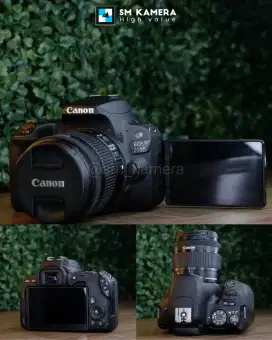 CANON EOS 200D BLACK KIT DSLR BANDEL WIFI LCD-VARIANGLE