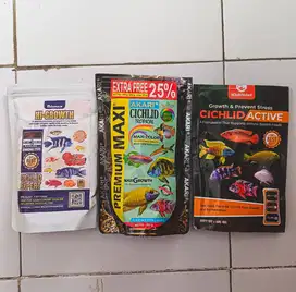 Makanan ikan Cichlids premium