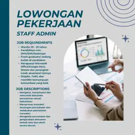 Lowongan Kerja Staff Admin