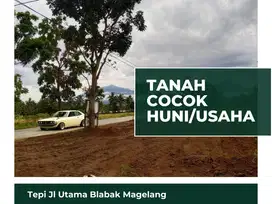 View Pegunungan, Tanah Tepi Jl Raya Magelang-Boyolali, Cocok Usaha