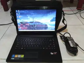 LAPTOP LENOVO G40 SLIM | SSD 128GB | RAM 4GB | BATRE OK | SIAP PAKAI