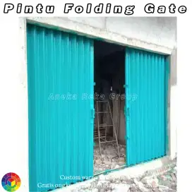 Rolling Door Folding Gate Pintu Pengaman Ruko Kios Garasi Sliding Besi