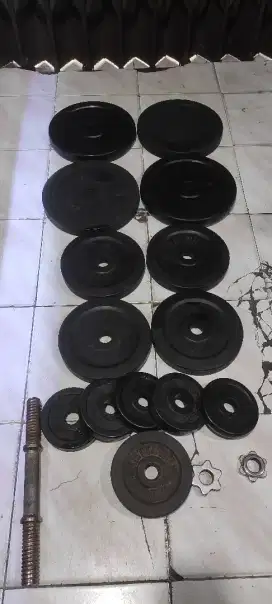 kettler plate dumble karet barbel