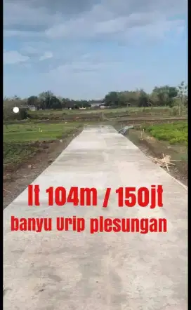 Dijual tanah lokasi strategis Banyuurip Plesungan