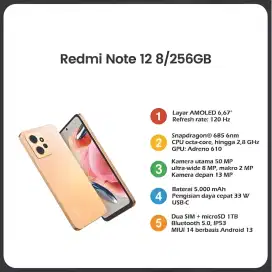 Redmi note 12 8/256Gb