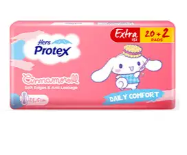 Hers Protex Cinnamoroll Pembalut Wanita Wing 23.5 cm 20 + 2 pcs