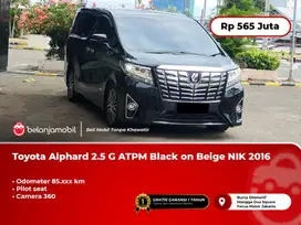 [ PILOT SEAT ] Toyota Alphard 2.5 G ATPM Black on Beige 2016/2017