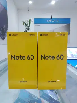 Promo Hp Realme Note 60 Ram 4 GB+8 GB/64 GB Bergaransi Resmi 1Tahun