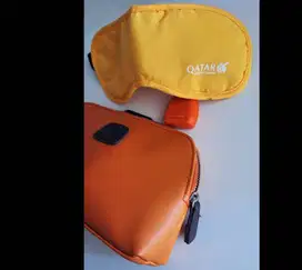 Brics Toiletries Bag Orange - Qatar Airlines