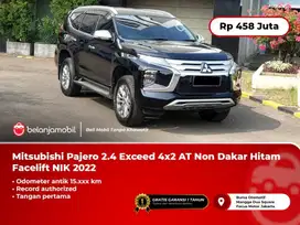 [LOW KM] Mitsubishi Pajero 2.4 Exceed 4x2 AT Non Dakar Hitam 2022/2023