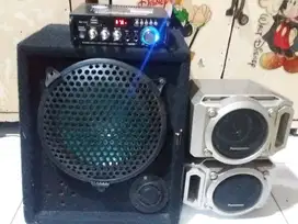 Dijual Speaker + Amplifier