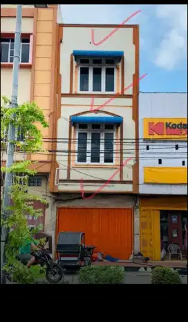 Dijual Ruko 3 tingkat Binjai