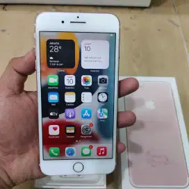 Iphone 7+ 128gb rose gold second masih normal semua