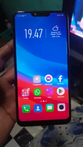 Oppo A3S 4G 2/16 layar 6.2 inchi mulus tt/barter