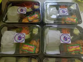 Nasi bento 10rb an, cocok untuk acara ulang tahun, Jumat berkah dll