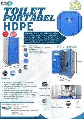 TOILET PORTABLE READY STOK SIAP PAKAI -HUBUNGI SEGERA