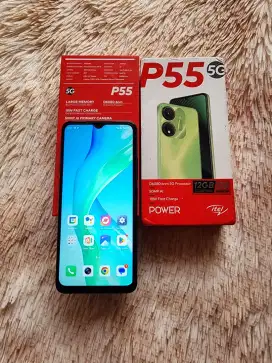 Itel P55 5G Baru brapa bulan Fulset Ori Garansi Resmi hp 5G Murah P 55