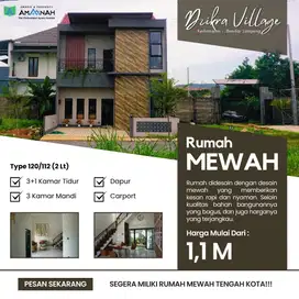 RUMAH 2 LANTAI BARU MEWAH PROMO AWAL TAHUN 2025 KE AMANAN 24 JAM