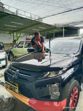 Kaca film mobil dan gedung