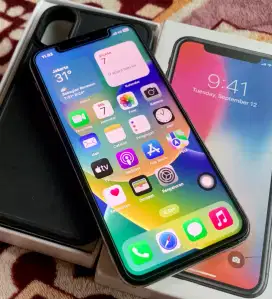 iPhone X 256Gb iBox pribadi lumayan mlus lengkap terawat