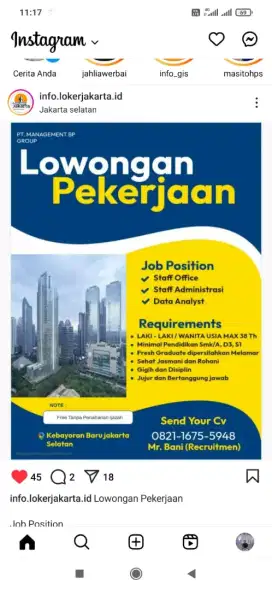 Lowongan Pekerjaan