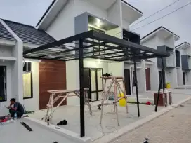 Kanopi baja ringan talang dalam