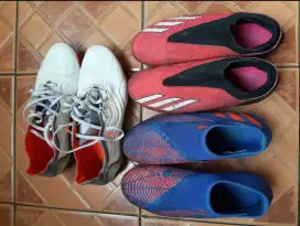 Borongan 3pasang sepatu bola adidas predator dan copa original