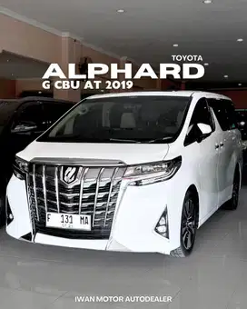 Tangan Pertama Alphard G CBU 2019 ! Low Km ! Istimewa !