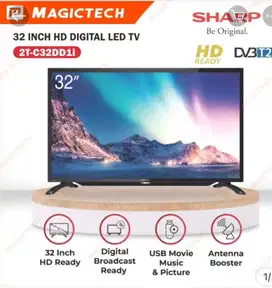 TV SHARP 32INCH (FREE STB)