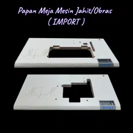 Papan meja import meja mesin jahit obras