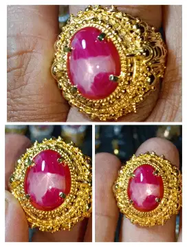 Windusara Ruby Burma belang tegas merah putih