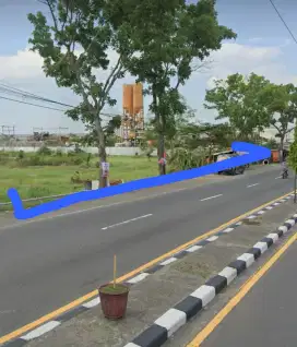 Tanah pekarangan jl Jogja solo ceper Klaten Jawa tengah